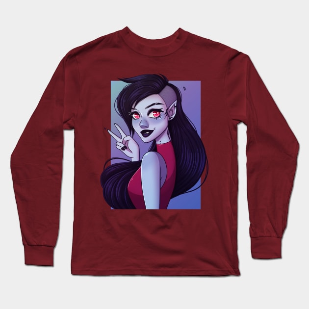 Marcie Long Sleeve T-Shirt by PeppermintKamz